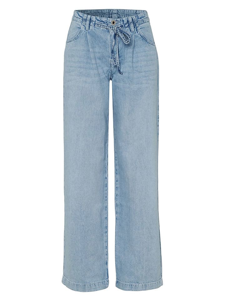 Jeans - Wide Leg fit - in Hellblau