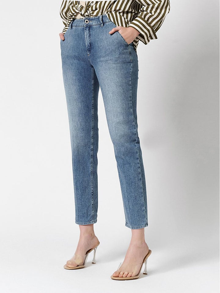 Spijkerbroek - relaxed fit - blauw