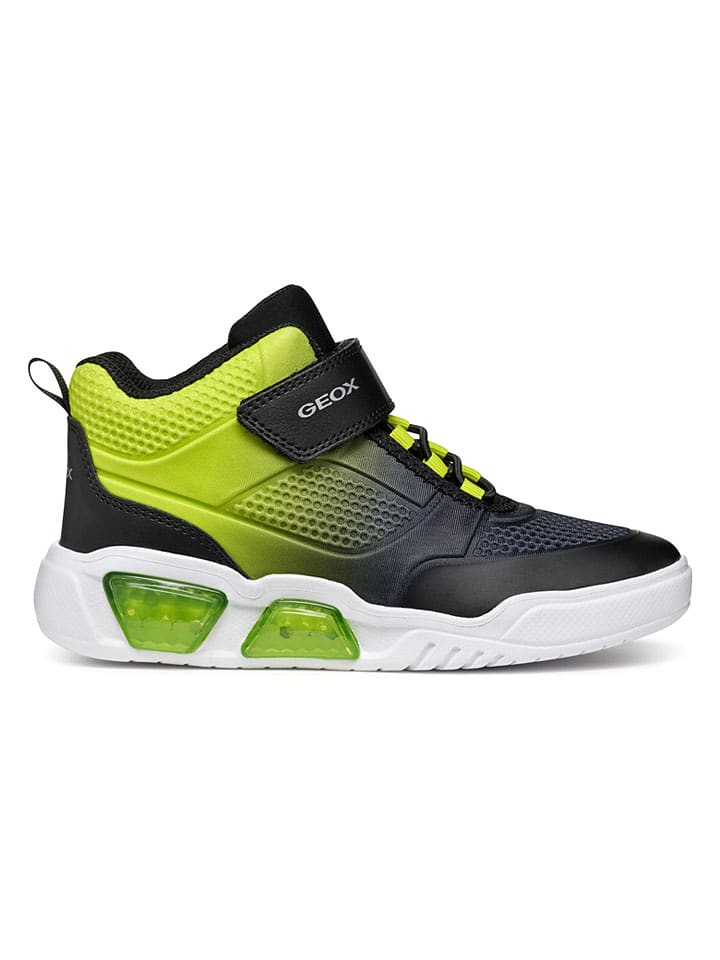 Sneakersy "Illuminus" w kolorze zielono-czarnym