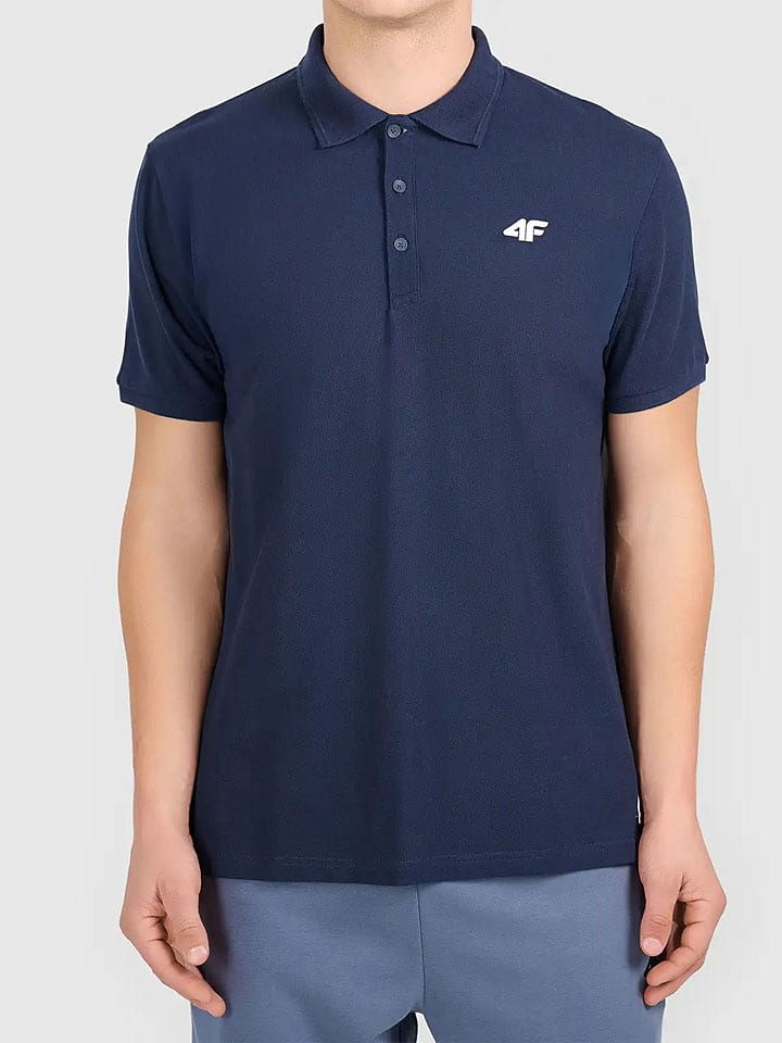 Poloshirt in Dunkelblau