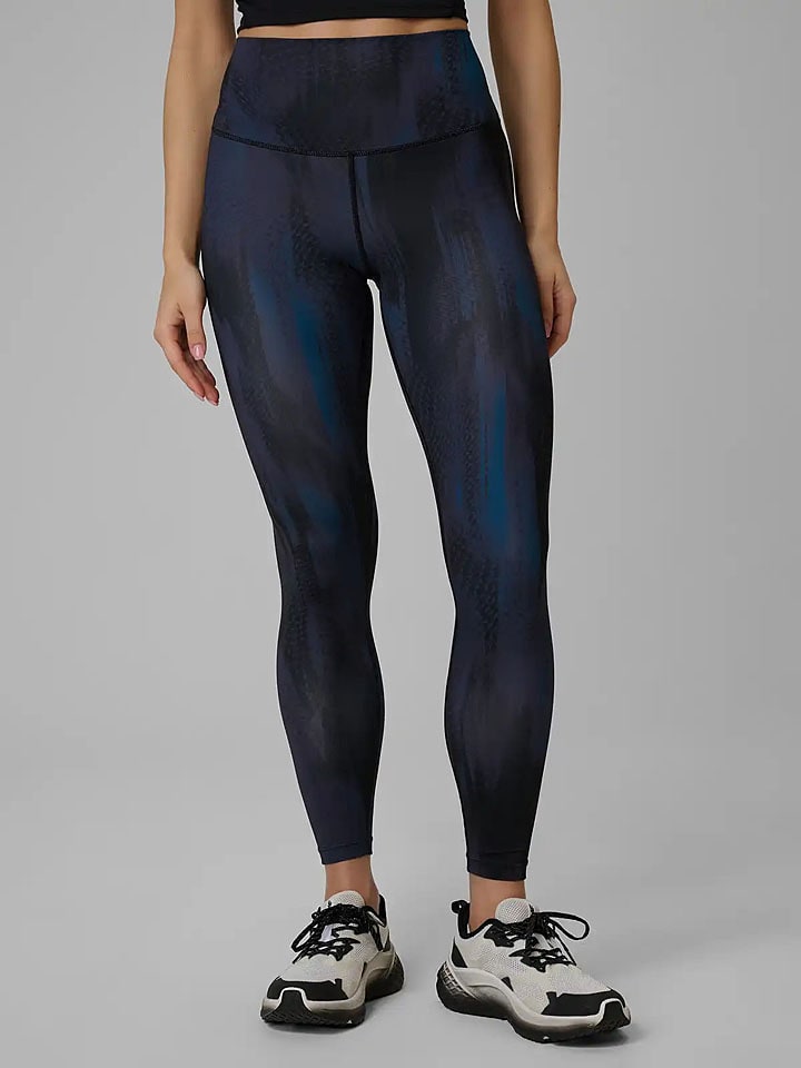 Legginsy sportowe w kolorze granatowym