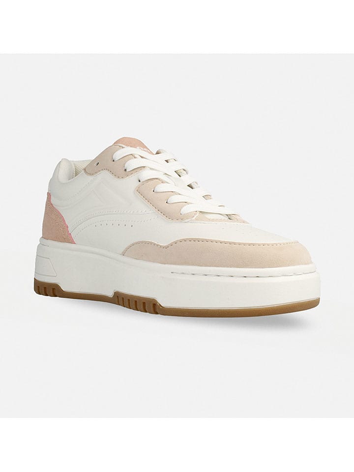 Sneakers "Trixie" wit/beige