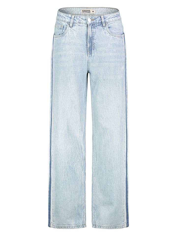 Spijkerbroek - comfort fit - lichtblauw