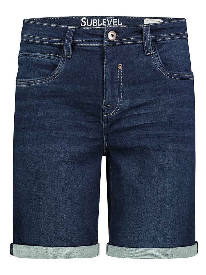 Jeans-Shorts in Dunkelblau