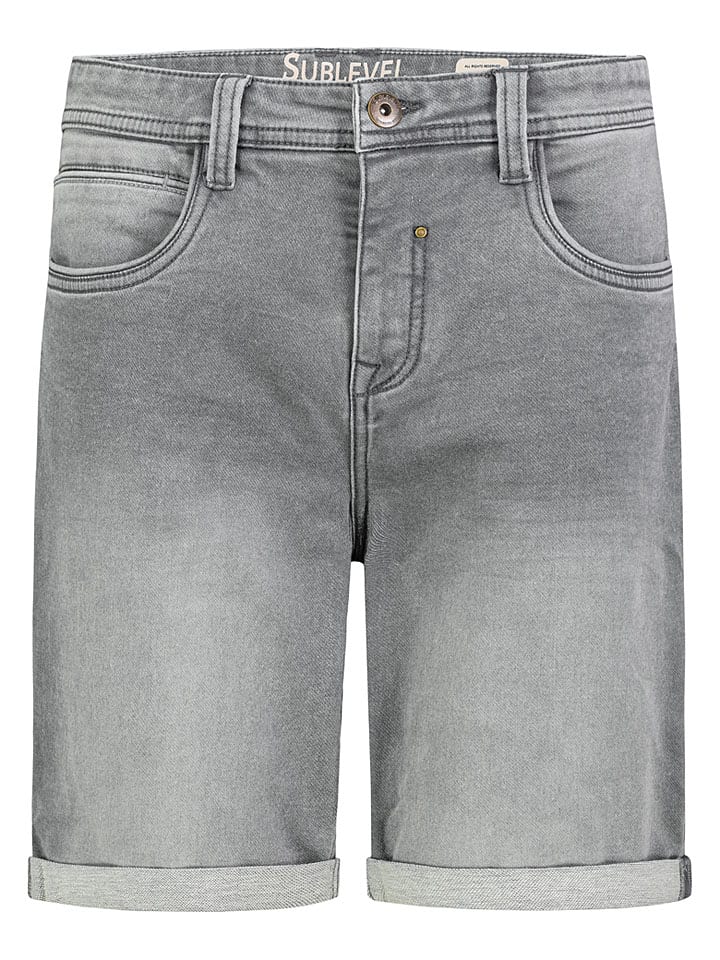 Spijkershort grijs