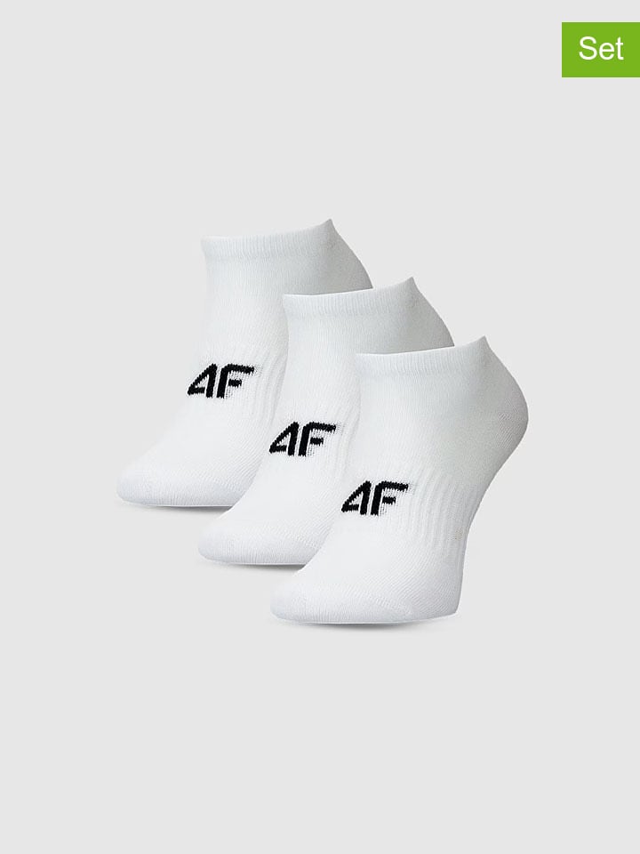 3er-Set: Socken in Weiß