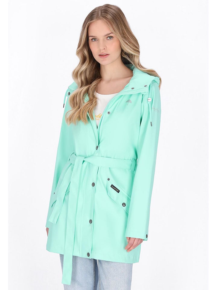 Regenmantel in Mint