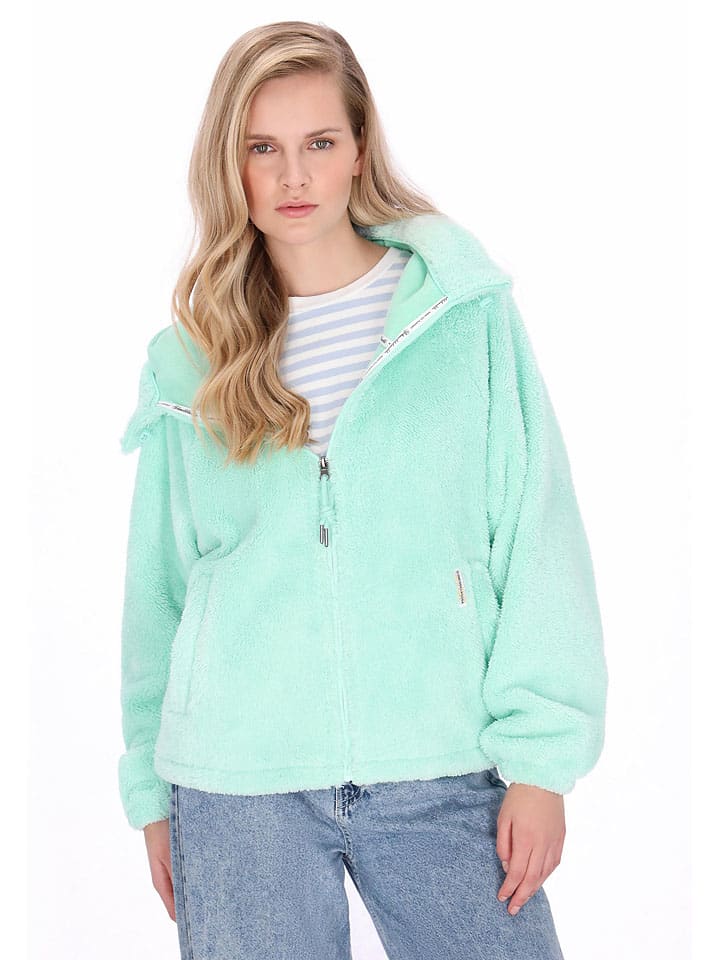 Fleece vest mintgroen