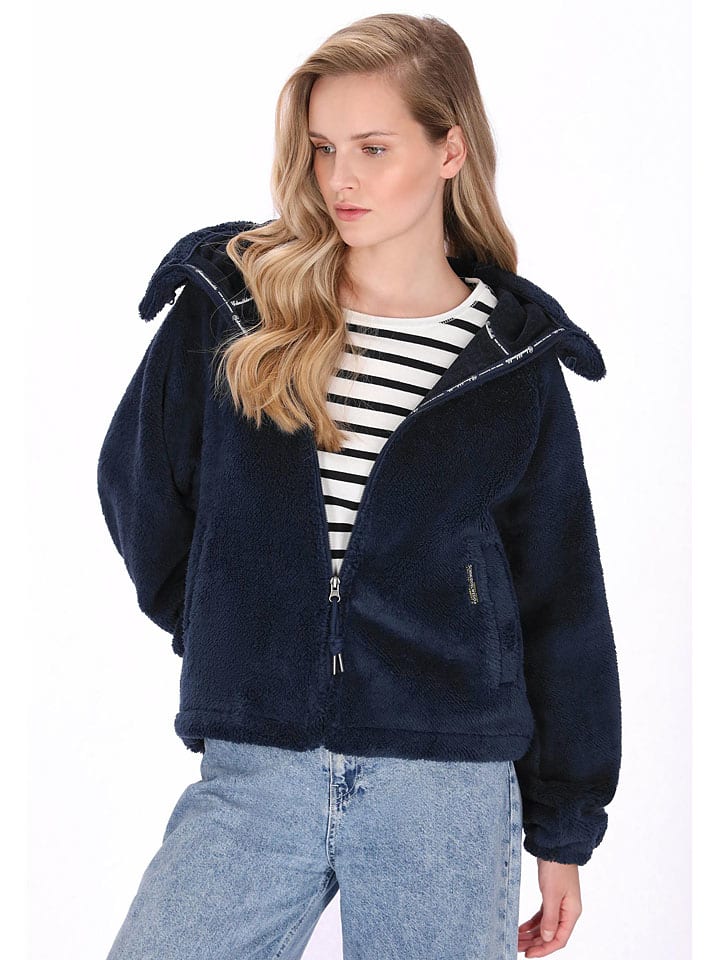 Fleecejacke in Dunkelblau