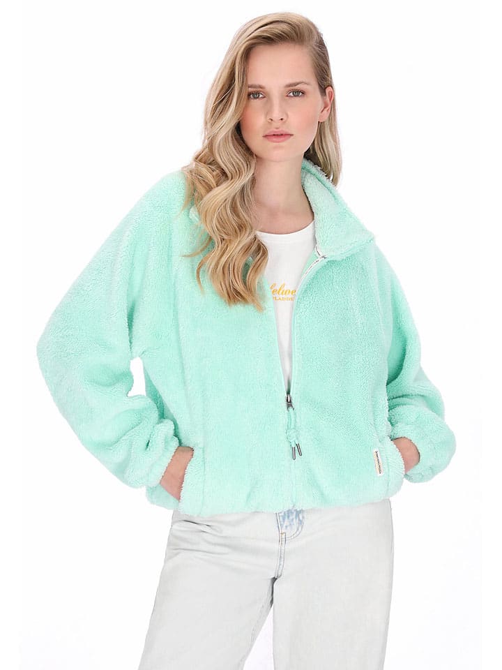 Fleece vest mintgroen