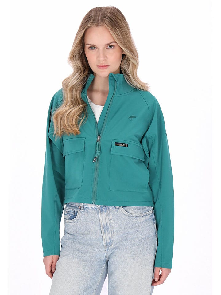 Softshelljas turquoise