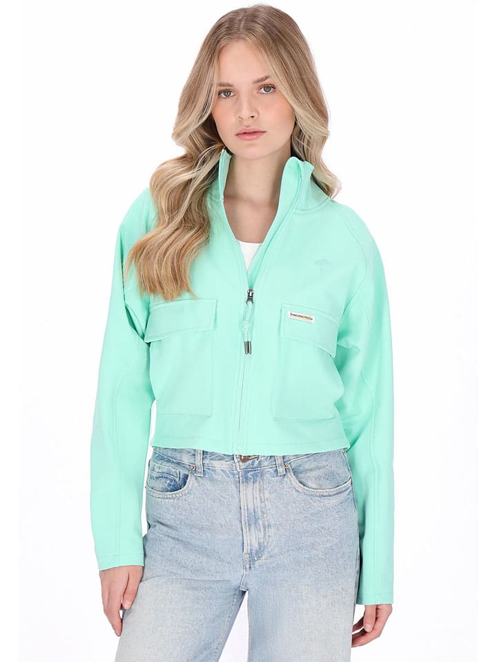 Softshelljacke in Mint
