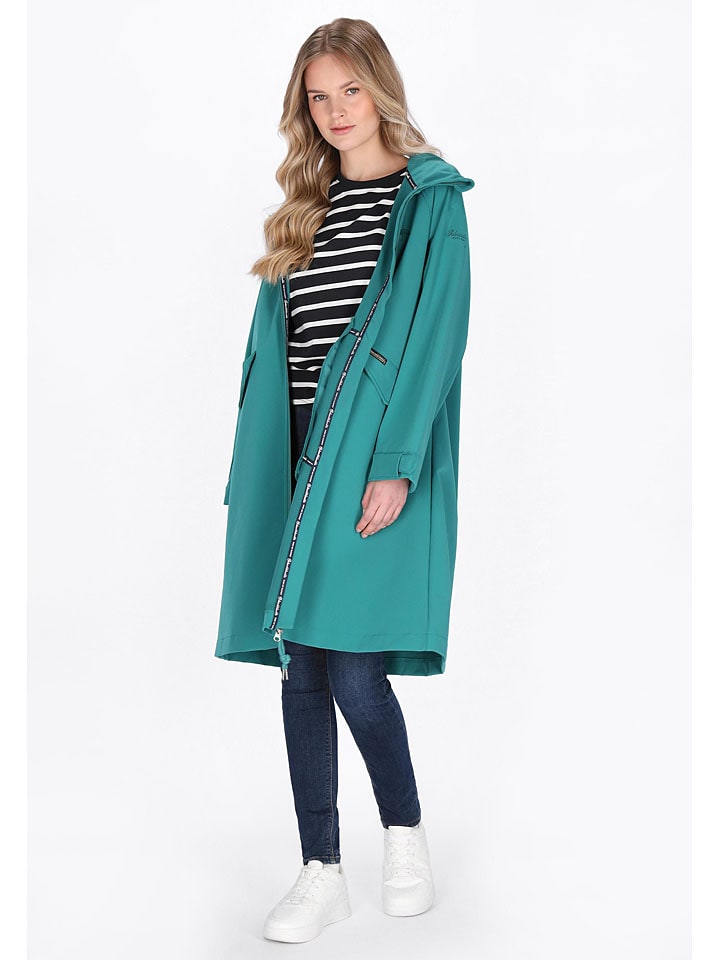Softshell-Mantel turquoise