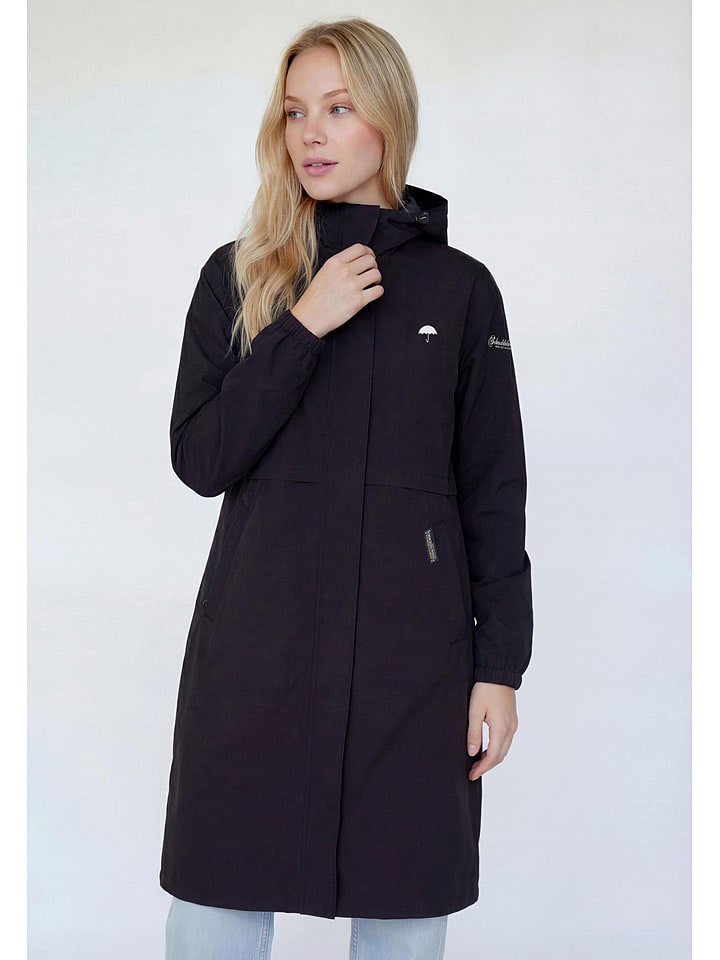 Parka w kolorze czarnym