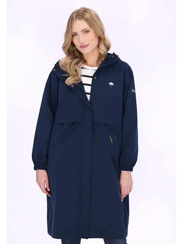 Parka w kolorze granatowym