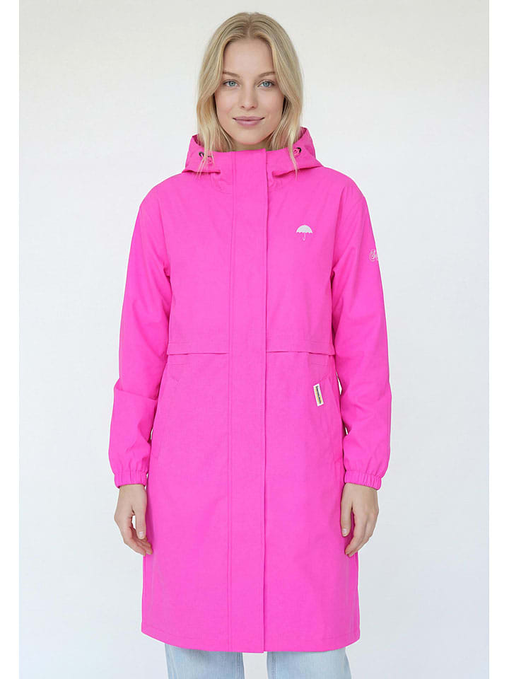 Parka w kolorze różowym