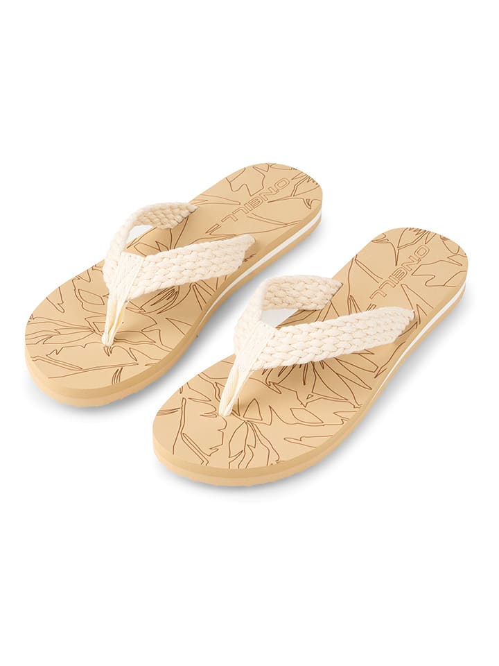 Teenslippers beige
