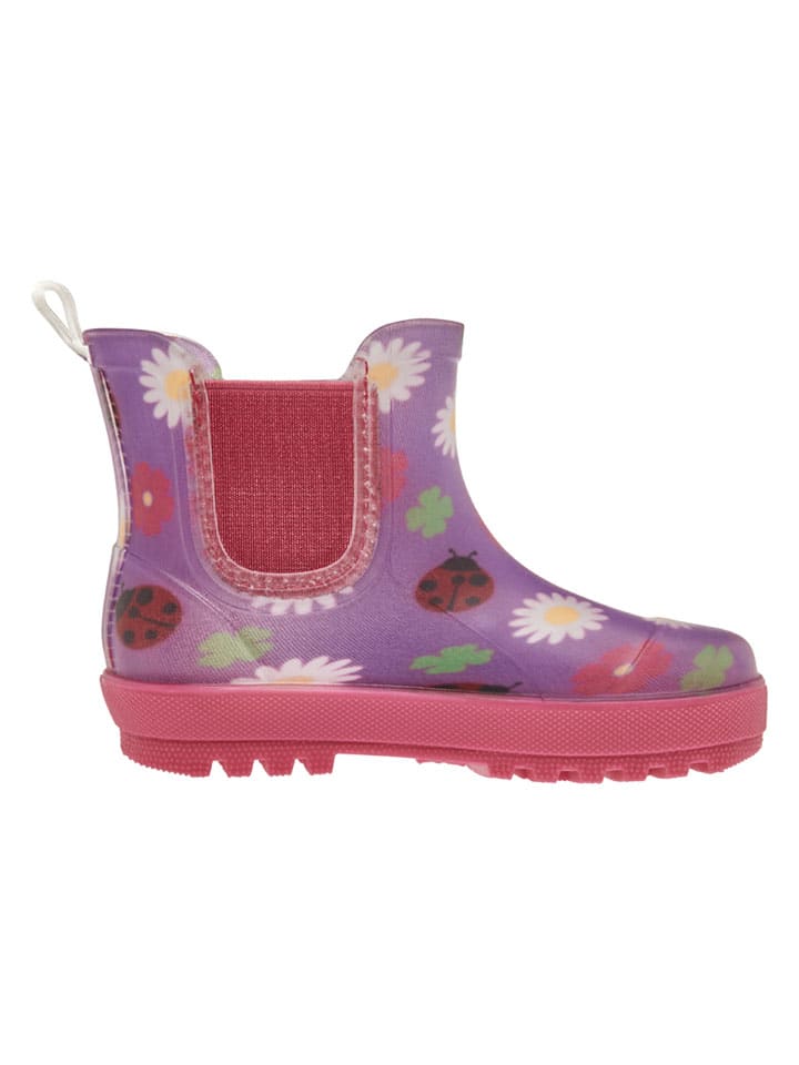 Kalosze w kolorze fioletowo-jasnoróżowym