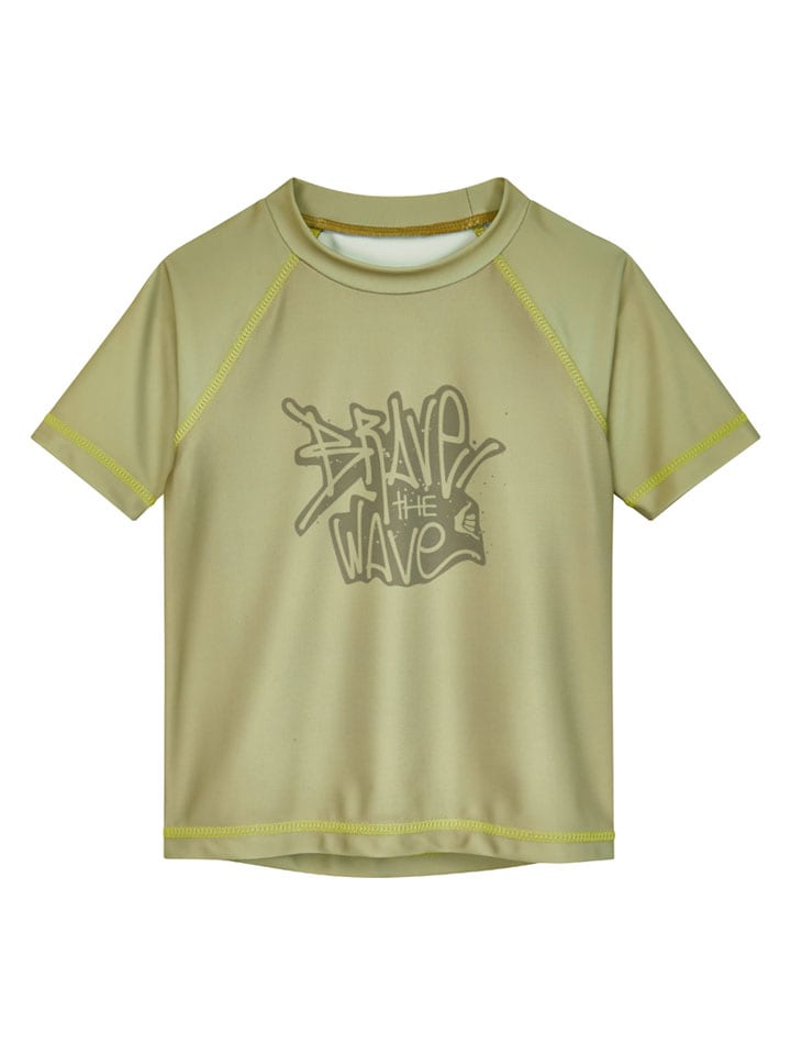 Koszulka kąpielowa "Wave" w kolorze khaki