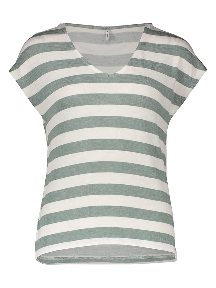 Shirt groen/wit