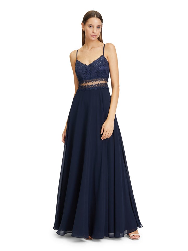 Kleid in Dunkelblau