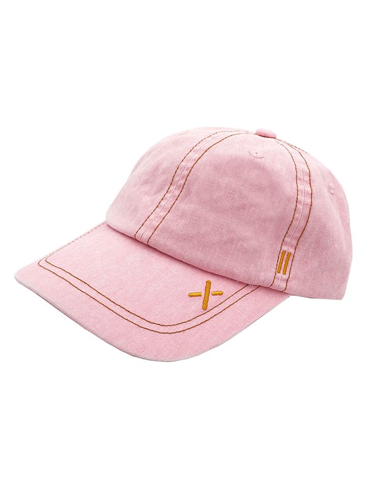 Cap "Washed" in Rosa