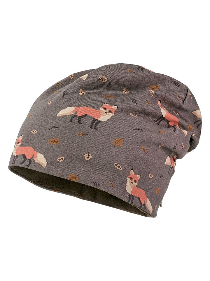 Czapka beanie w kolorze brązowym