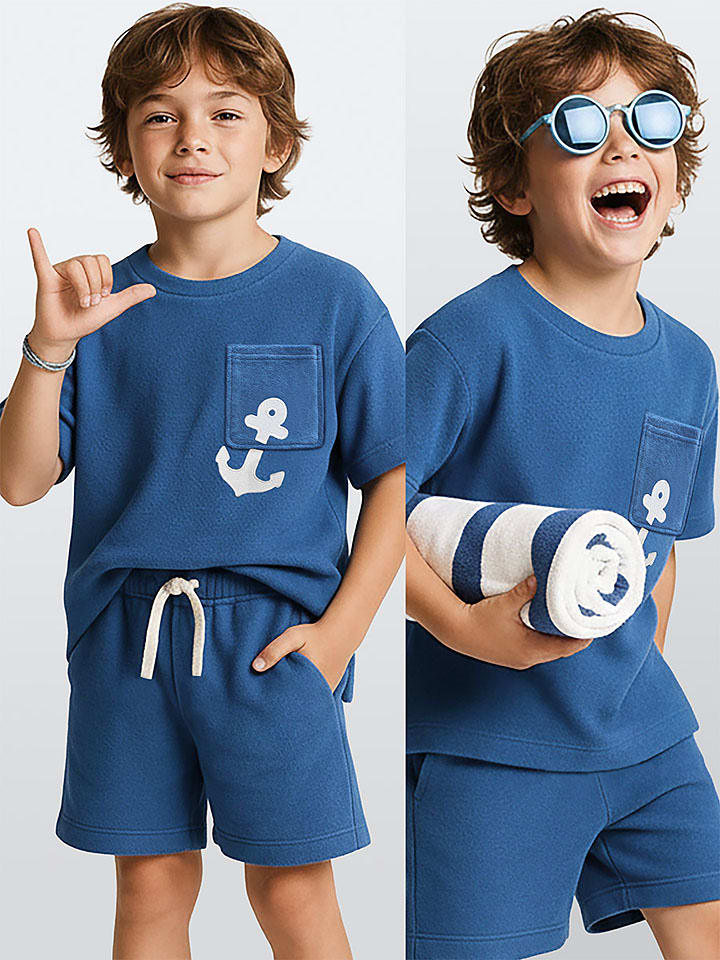2tlg. Outfit in Blau