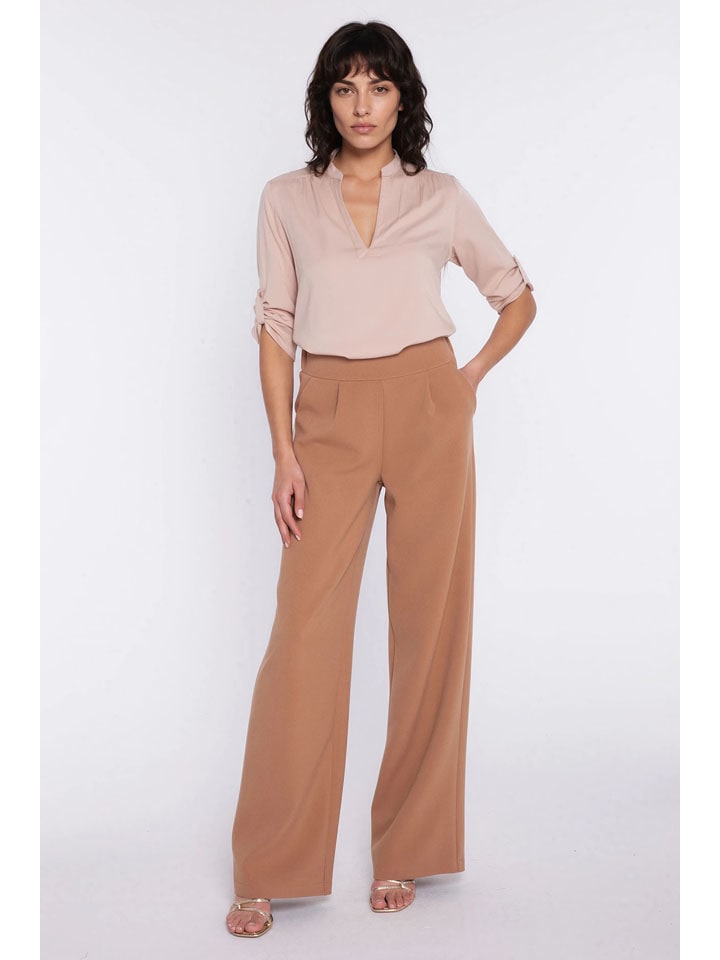 Bluse in Beige