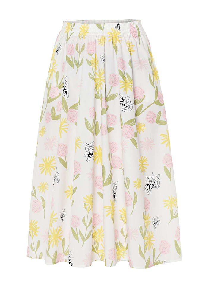 Rock "Tekla" in Creme/ Bunt