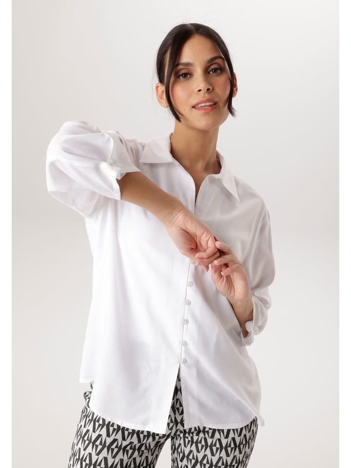 Bluse in Weiß
