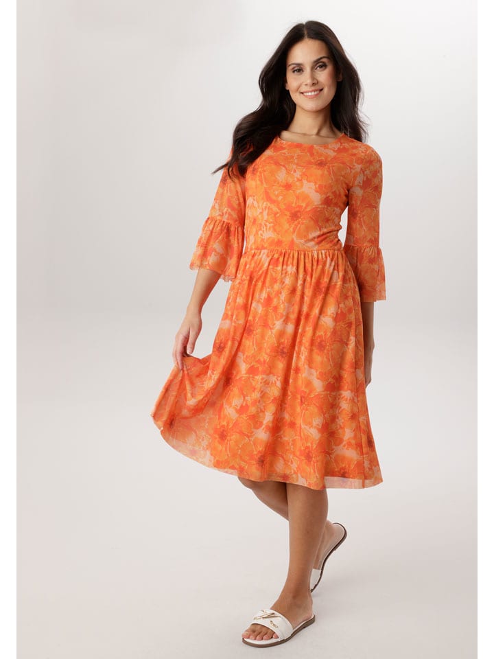 Kleid in Orange