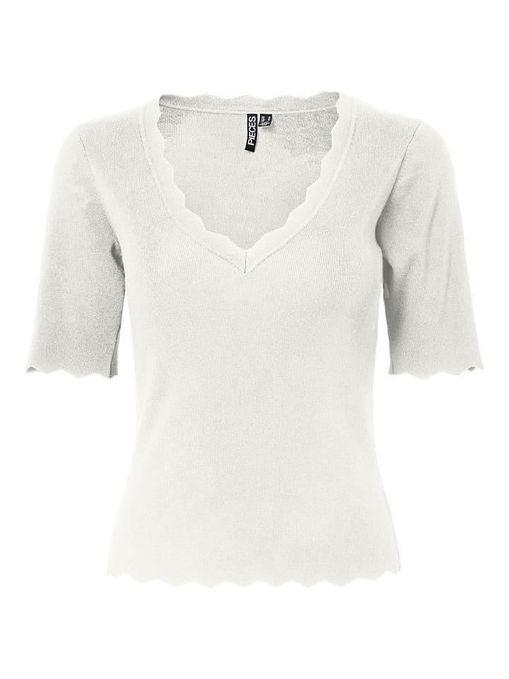 Bluse "Pcjuline" in Weiß
