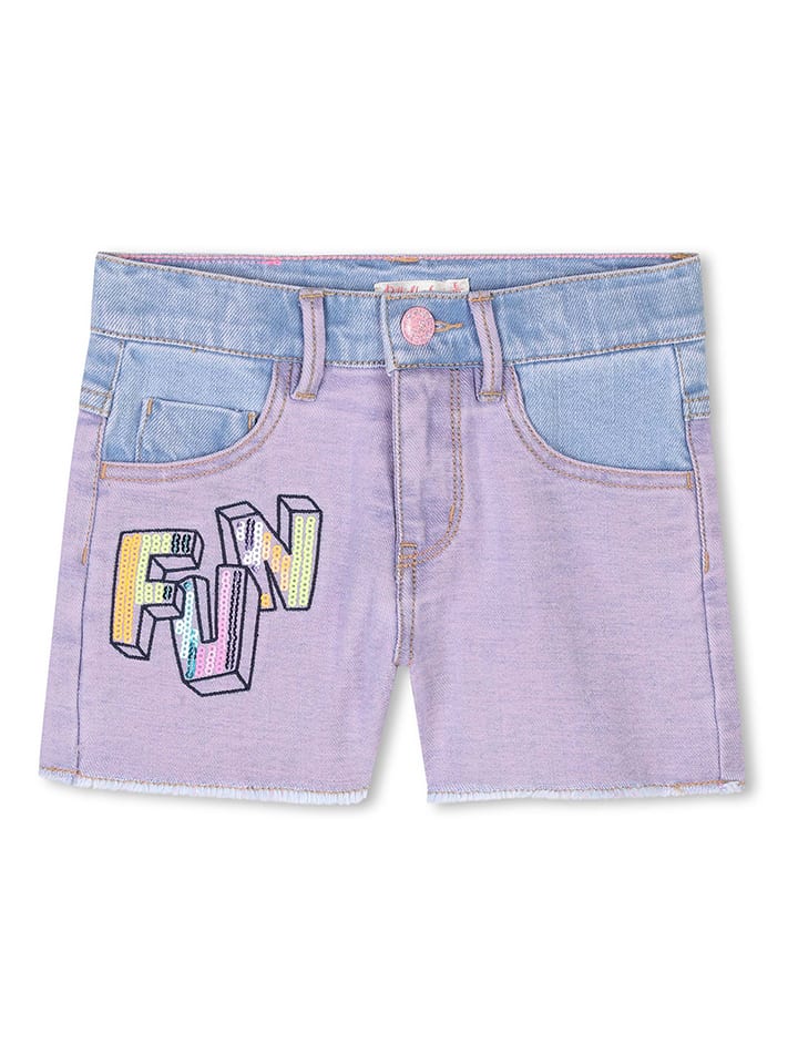 Jeans-Shorts in Lila