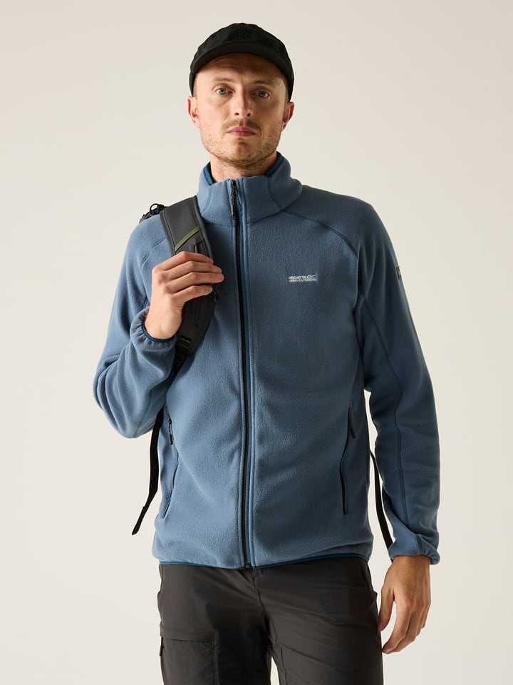 Fleecejacke "Hadfield" in Hellblau