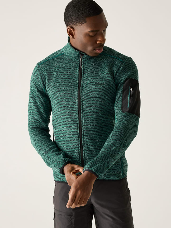 Fleecejacke "Newhill" in Türkis