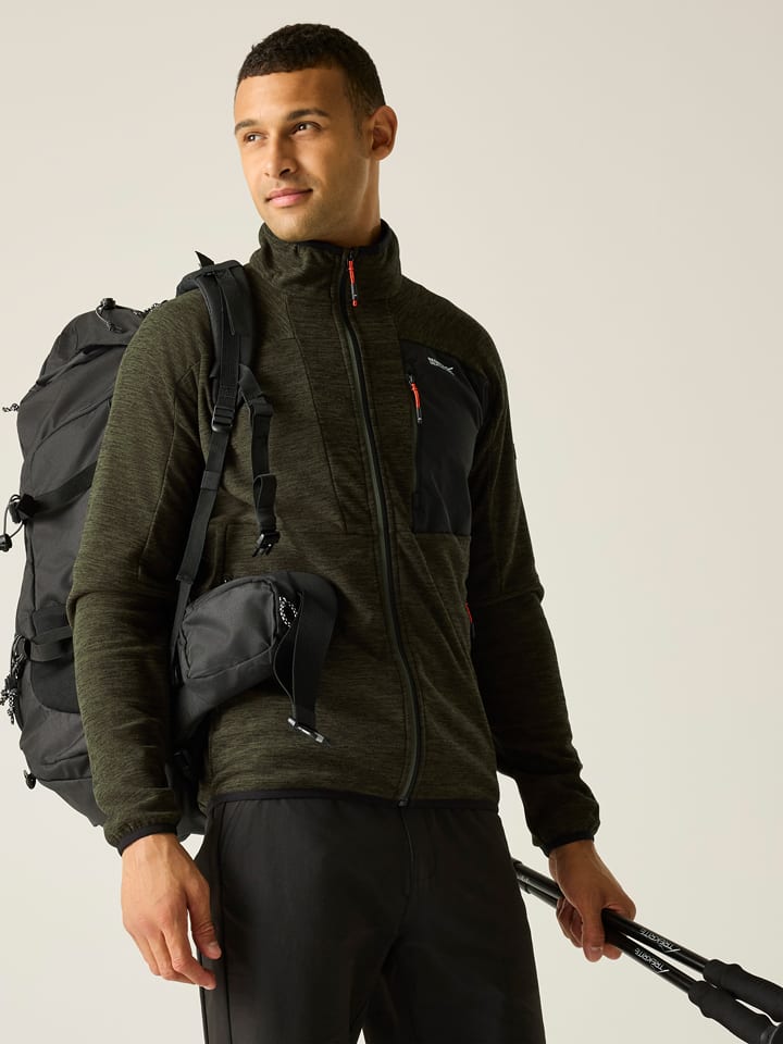 Fleecejacke "Scaris" in Khaki
