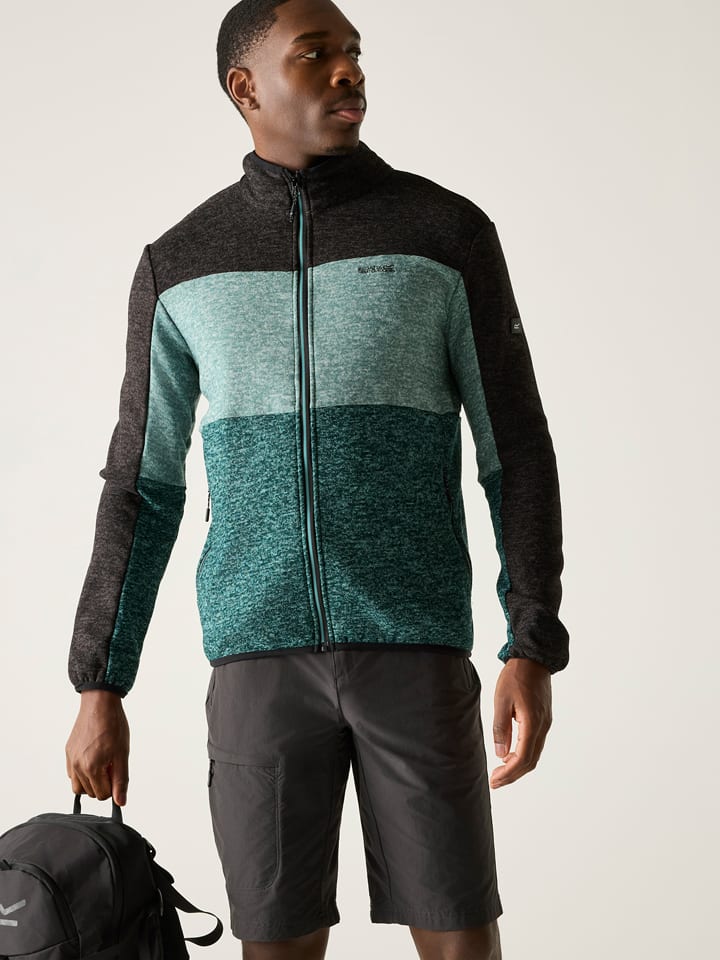 Fleece vest "Elram" turquoise