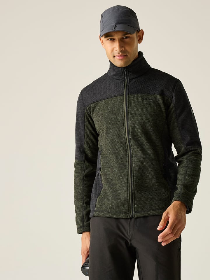 Fleecejacke "Highton" in Khaki