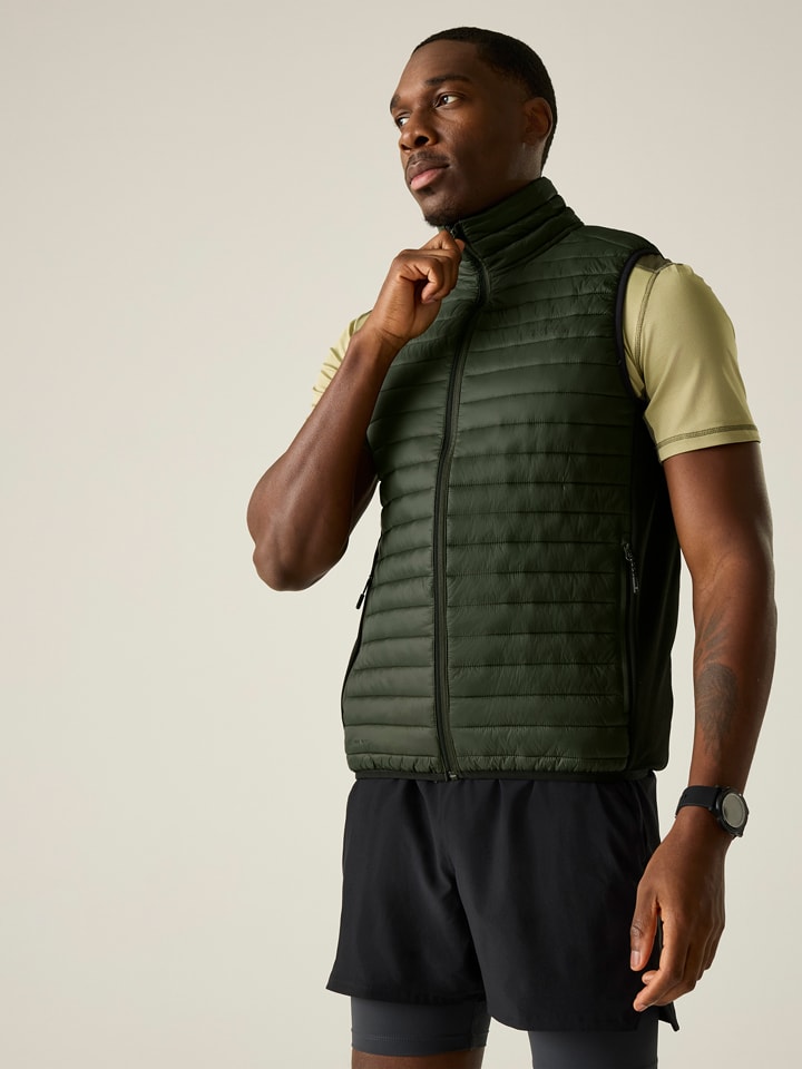 Hybride bodywarmer "Anderson" kaki