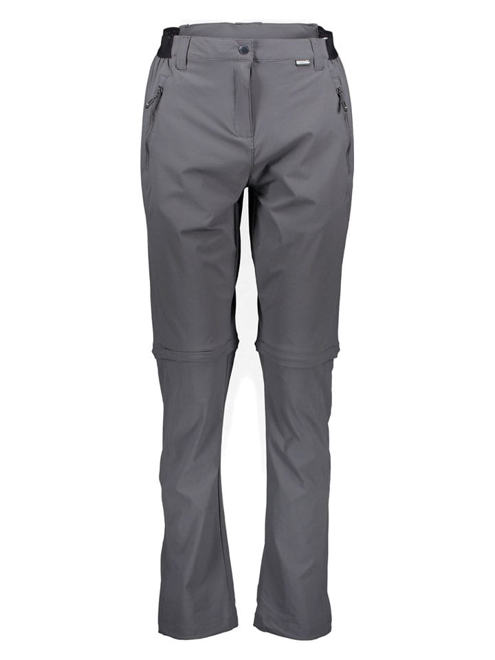 Afritstrekkingbroek "Travel Light II Zip Off Packaway" grijs