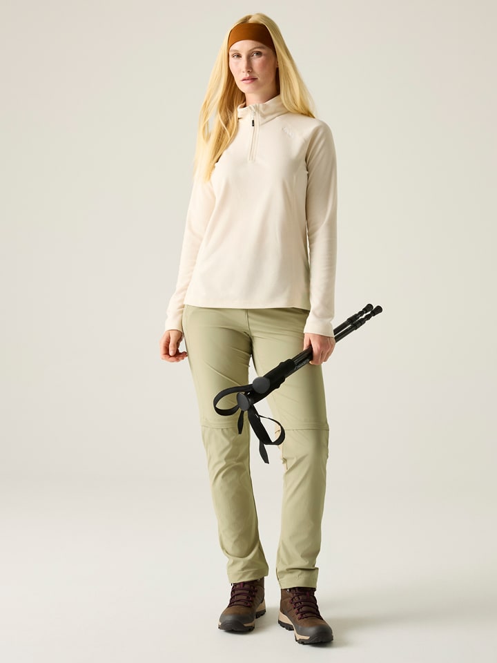 Spodnie funkcyjne Zipp-Off "Travel Light II" w kolorze khaki