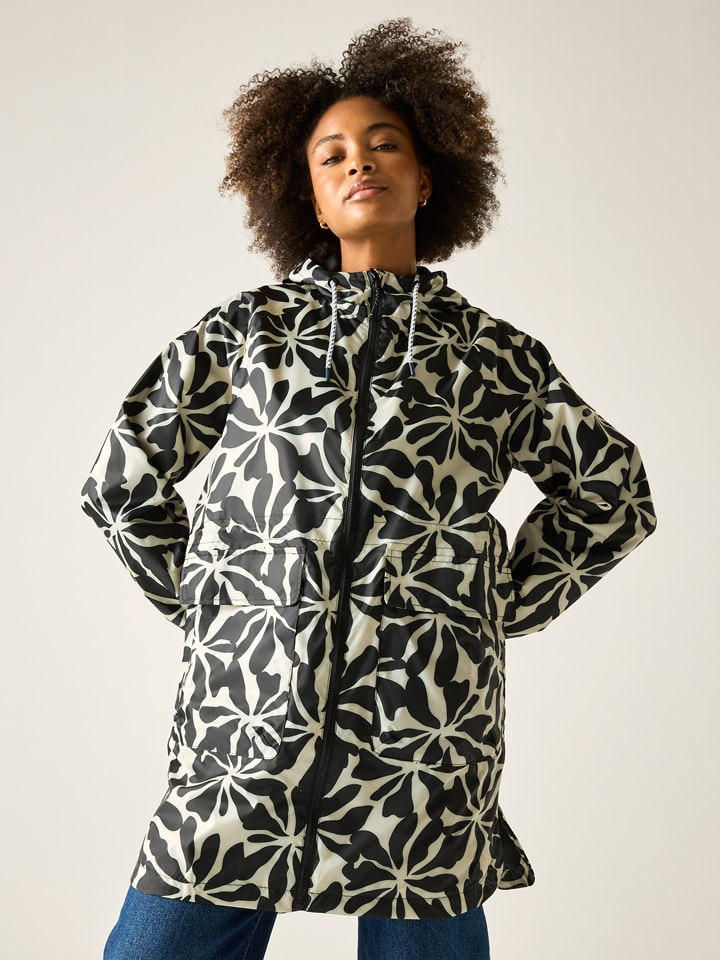 Funktionsjacke "Brindel Pack-It" in Schwarz