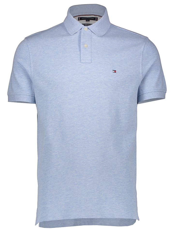 Poloshirt in Hellblau