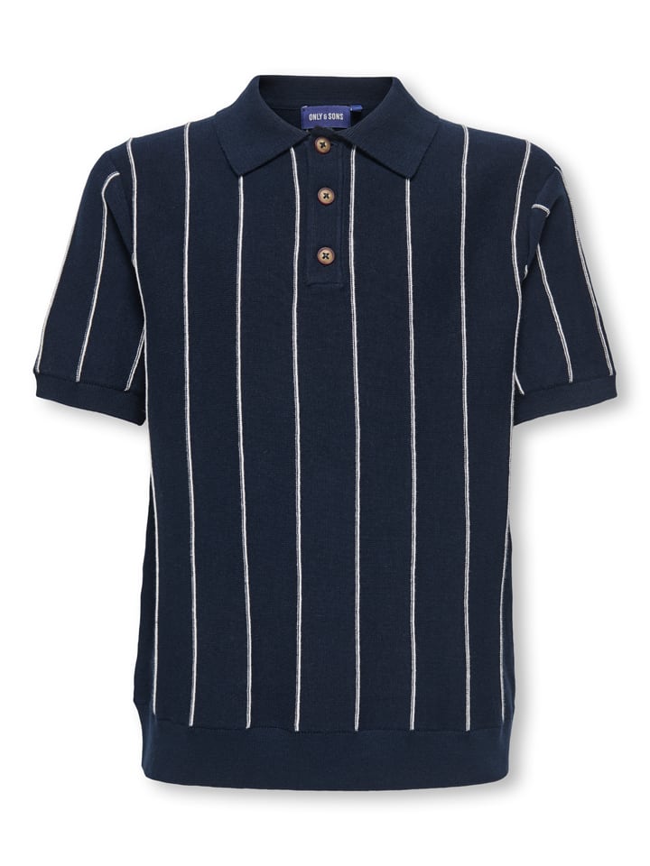Poloshirt "Saim" in Dunkelblau