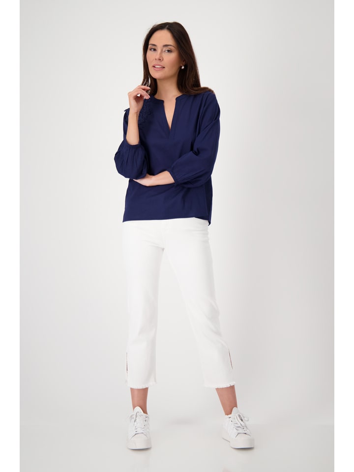 Blouse donkerblauw