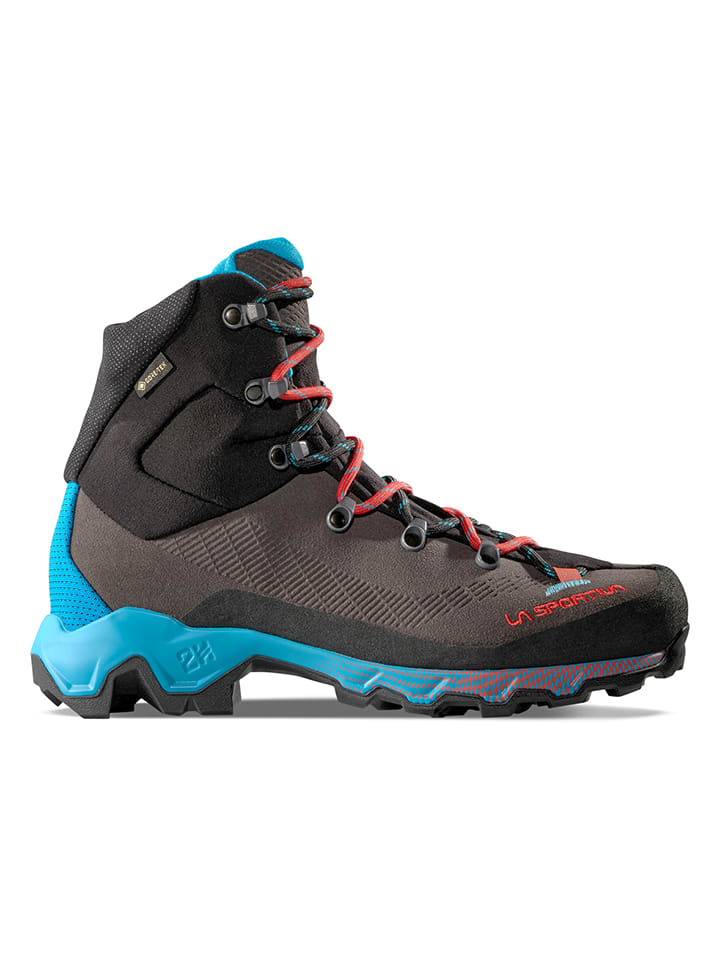 Skórzane buty turystyczne "Aequilibrium Trek GTX" w kolorze szaro-niebieskim