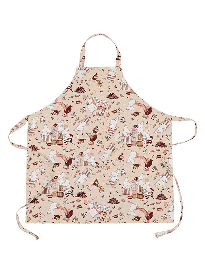Kochschürze ''Housekeeping'' in Beige/ Hellbraun - (L)94 x (B)87 cm