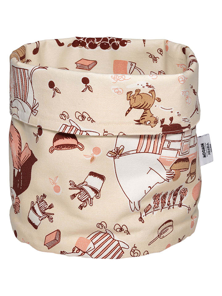 Opbergmand ''Housekeeping'' beige/lichtbruin - Ø 20 cm