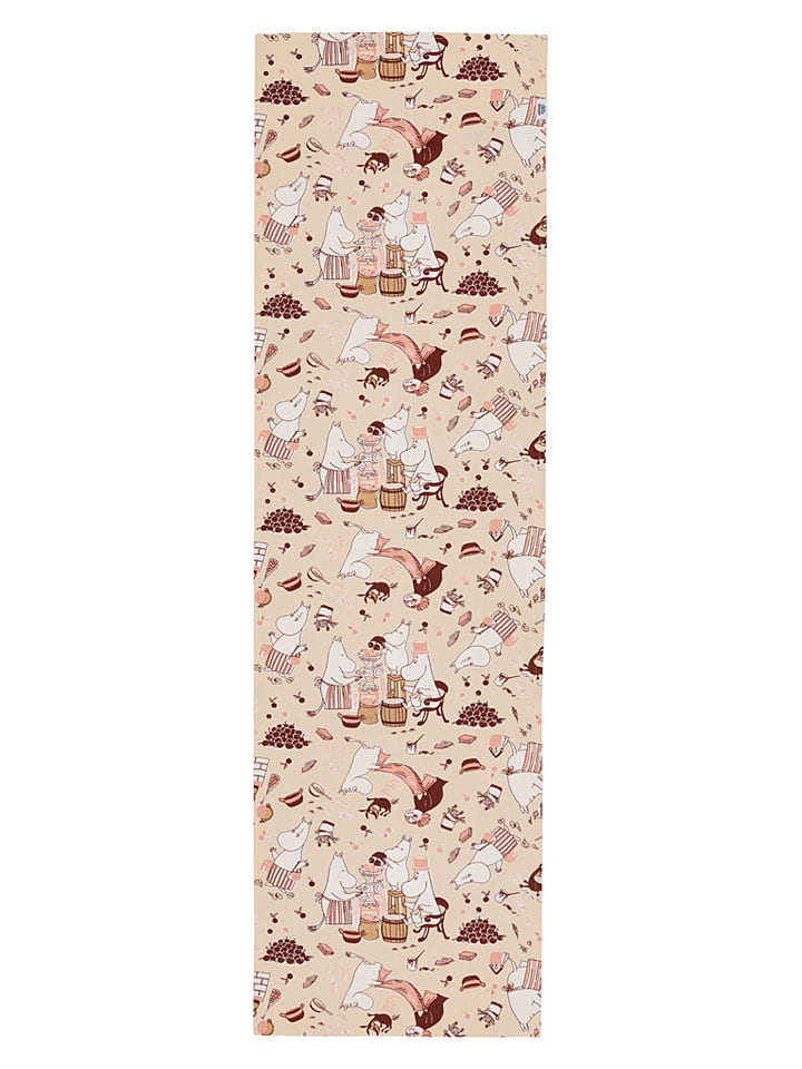 Tischläufer ''Housekeeping'' in Beige/ Hellbraun - (L)140 x (B)40 cm